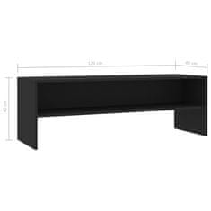 Vidaxl TV stolek černý 120 x 40 x 40 cm dřevotříska