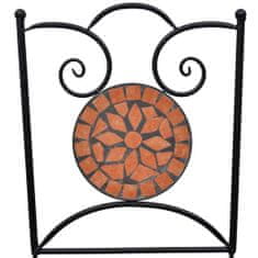 Petromila Skládací bistro židle 2 ks keramické terakota