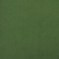 Vidaxl 2místná rozkládací pohovka tmavě zelená samet