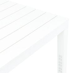 Vidaxl Zahradní stůl bílý 78 x 78 x 72 cm plast