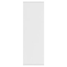 shumee Knihovna/příborník bílá 50 x 25 x 80 cm dřevotříska