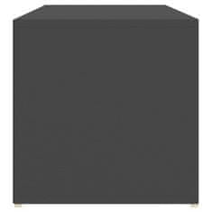 shumee Botníková lavice šedá 105 x 35 x 35 cm dřevotříska