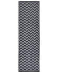 NORTHRUGS Kusový koberec Twin Supreme 105472 Palma Night Silver – na ven i na doma 80x250