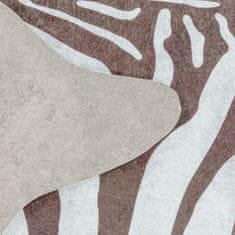 Ayyildiz Kusový koberec Etosha 4111 brown (tvar kožešiny) 100x135 tvar kožešiny