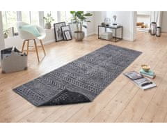 NORTHRUGS AKCE: 80x150 cm Kusový koberec Twin Supreme 105417 Biri Night Silver – na ven i na doma 80x150