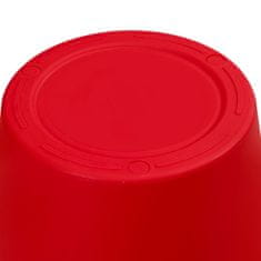 botle Květináč Červená Klasický Kulatý 34x28 cm Mrazuvzdorný Plastický