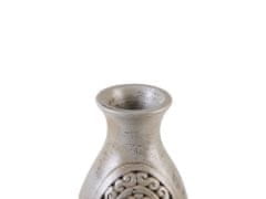 Beliani Dekorativní šedá váza MEGARA