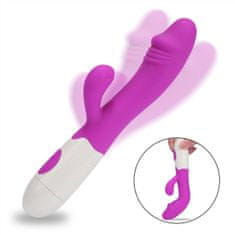 Inny Vibrátor - dvojitý masážní přístroj pro ženy Purple