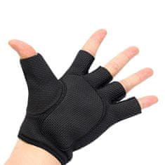 Northix Tréninkové rukavice | Navrženo pro maximální cirkulaci vzduchu – černá 