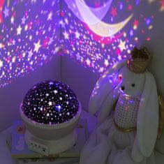 Atmosphera Rotující dětské noční světlo s projektorem