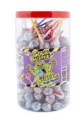 For Fun & Home Kyselá lízátka - Sour Busters Lollipops 8,5g (DS = 150 ks)