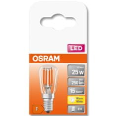 Osram LED žárovka E14 T26 2,8W = 25W 250lm 2700K Teplá bílá