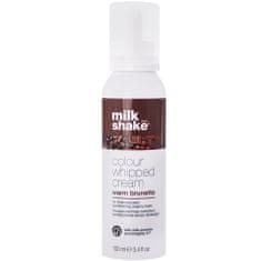 Milk Shake Color Whipped Cream 100ml - výživná pěna pro barvení vlasů bez oplachování Warm Brunette