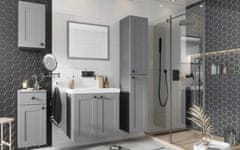 Stolkar Koupelnová nástěnná skříňka Senja 30 cm matná šedá