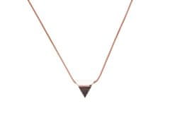 BeWooden Dámský náhrdelník s dřevěným detailem Rose Necklace Triangle