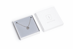 BeWooden Dámský náhrdelník s dřevěným detailem Lini Necklace Circle stříbrná