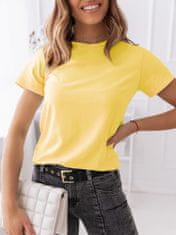 Dstreet Dámské tričko Katelyn světle žlutá XL