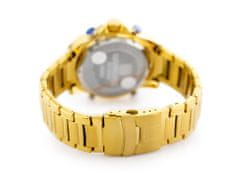 NaviForce Pánské analogové a digitální hodinky s krabičkou Drilora zlatá