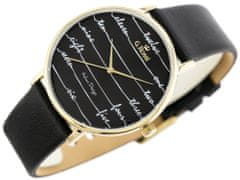 Gino Rossi Dámské analogové hodinky s krabičkou Vasrin černá