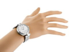 Gino Rossi Dámské analogové hodinky s krabičkou Hultel stříbrná