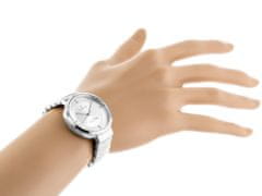 Gino Rossi Dámské analogové hodinky s krabičkou Croltar stříbrná