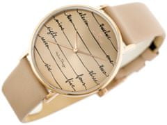 Gino Rossi Dámské analogové hodinky s krabičkou Isia zlatá