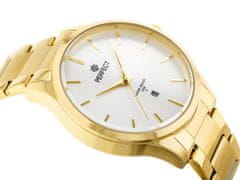 Perfect Pánské analogové hodinky Diandre zlatá