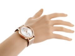 Gino Rossi Dámské analogové hodinky s krabičkou Muwin růžová