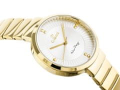 Gino Rossi Dámské analogové hodinky s krabičkou Croltar zlatá