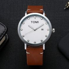 Carla Pánské analogové hodinky Tomi světle hnědá Univerzální