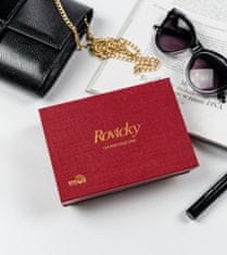 Rovicky Dámská kožená peněženka se zabezpečením RFID Pastel bordó univerzální