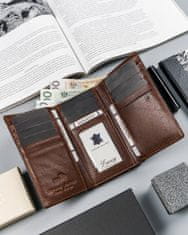 Lorenti Dámská kožená peněženka se zabezpečením RFID Florencie bordó, černá univerzální