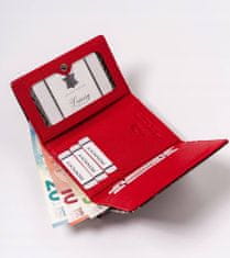 Lorenti Kožená dámská peněženka s háčkem v horizontální orientaci ti