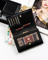 Peterson Dámská kožená peněženka Hanko černá univerzální