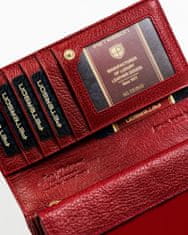 Peterson Dámská kožená peněženka Harjavalta červená, šedá univerzální