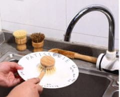 PSB EKO dřevěný kartáč na mytí nádobí 50 mm
