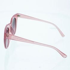 OEM Dámské sluneční brýle oválné French růžové obroučky růžová skla