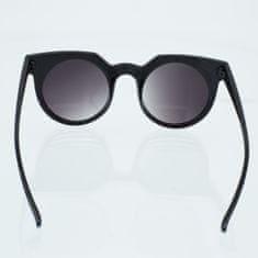 OEM Dámské sluneční brýle oválné French černá obroučky kouřová skla