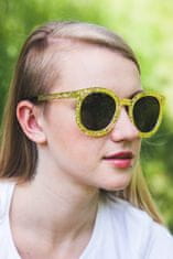 OEM Dámské sluneční brýle oválné Vintage zlatá