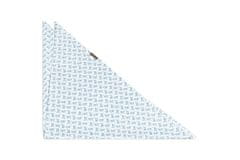 BeWooden Dámský bavlněný šátek Paisley Scarf světle modrá 140x90x90