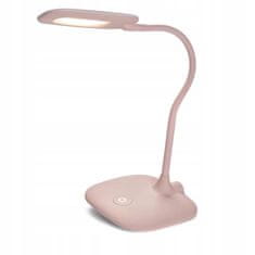 Emos Stella vedla stolní lampa se stmívačem růžová