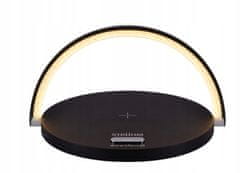 Ideus LED lampa s indukční nabíječkou černá 10W
