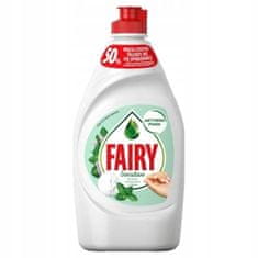 Fairy Tekutý prostředek na mytí nádobí Sensitive Mint 450 ml