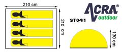 ACRAsport ST04/1 Stan pro 3-4 osoby, dvouplášťový