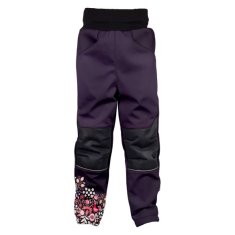 WAMU Softshellové kalhoty dětské, SOVA, fialová, vel. 152-158