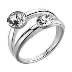 Brosway Výrazný ocelový prsten s krystaly Affinity BFF174 (Obvod 52 mm)