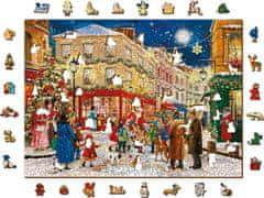 Wooden city  Dřevěné puzzle Vánoční večer 2v1, 1010 dílků EKO