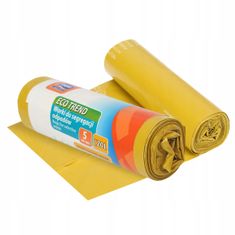 Ravi Žluté plastové pytle na třídění odpadu 120L