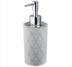 BISK Koupelnový dávkovač tekutého mýdla šedý