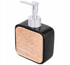 Altom Dávkovač tekutého mýdla do koupelny se dřevem